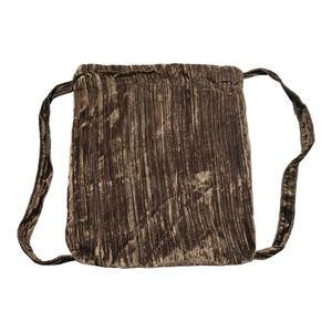 90's Vintage Old Navy Drawstring Bag crushed Velvet Green